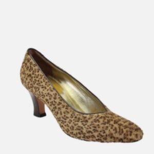 Botega VENETA Leopard Ponyhair Mules Size 36